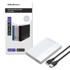 QOLTEC Kućište za disk 2.5" SATA SSD/HDD, USB 3.0, do 2 TB, srebrna